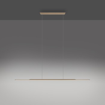 Lustra LED PURE SURFACE maro Zuma Line 2301-97, 125x2.5 cm, 21W