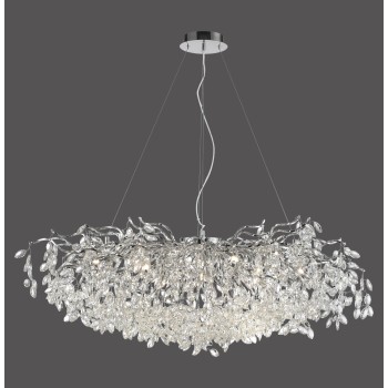 Lustra RICICLE crom Zuma Line 2036-17, 120x50 cm, 13xG9