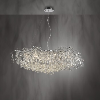 Lustra RICICLE crom Zuma Line 2036-17, 120x50 cm, 13xG9