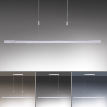 Lustra LED ADRIANA aluminiu Zuma Line 2568-95, 179x5.5 cm, 45W
