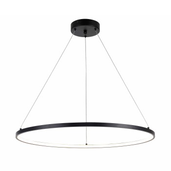 Lustra LED HORIK negru Zuma Line PEN89424-60BK, D60 cm, 32W