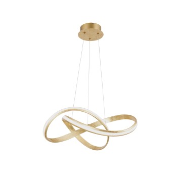 Lustra LED MELINDA auriu Zuma Line 8291-12, D57 cm, 33W