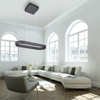 Lustra LED Q-STRETTO negru Zuma Line 2688-18, 86.8x30 cm, 76W