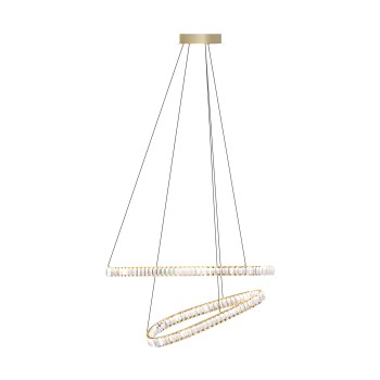 Lustra LED ATHESA auriu Zuma Line MD3169-2-3GT, D80 cm, 38W