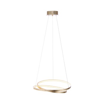 Lustra LED ROMAN auriu Zuma Line 2472-12, D55 cm, 32W