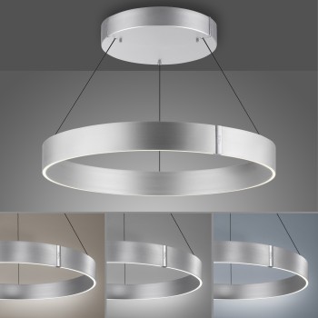 Lustra LED PURE E-CLIPSE aluminiu Zuma Line 2561-95, D70 cm, 53W