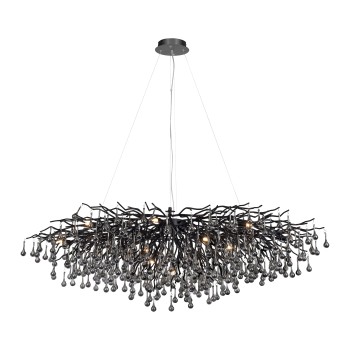 Lustra ICICLE negru Zuma Line 2031-18, 150x75 cm, 15xG9