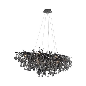 Lustra ICICLE negru Zuma Line 2031-18, 150x75 cm, 15xG9