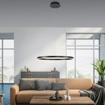 Lustra LED RITUS antracit Zuma Line 15394-13, 120x58.5 cm, 31.5W