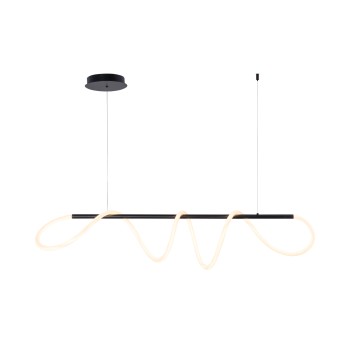 Lustra LED BALBO negru Zuma Line 20006PM-BK, 5x120 cm, 45W