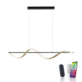 Lustra LED Q-SWING alama mata Zuma Line 2385-13, 121x18 cm, 28W