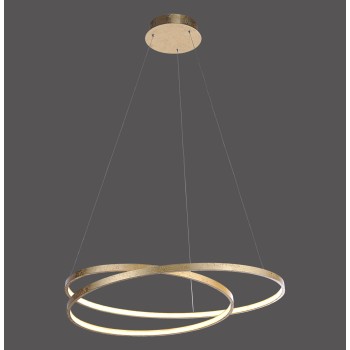 Lustra LED ROMAN auriu Zuma Line 2474-12, D72 cm, 46W