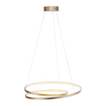Lustra LED ROMAN auriu Zuma Line 2474-12, D72 cm, 46W