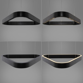 Lustra LED Q-STRETTO negru Zuma Line 2690-18, 60x54.9 cm, 61W