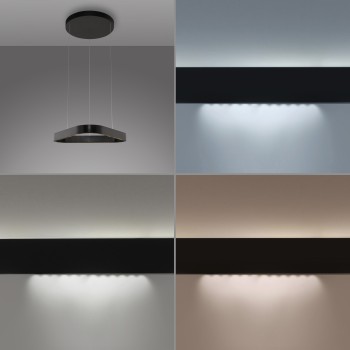 Lustra LED Q-STRETTO negru Zuma Line 2690-18, 60x54.9 cm, 61W