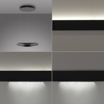 Lustra LED Q-STRETTO negru Zuma Line 2690-18, 60x54.9 cm, 61W