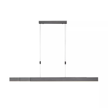 Lustra LED PURE-MOTO gri Zuma Line 2525-15, 200x5.5 cm, 45W