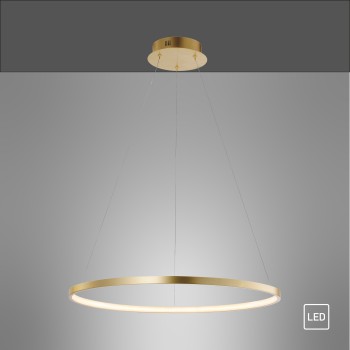Lustra LED CIRCLE auriu Zuma Line 11524-12, D60 cm, 33W