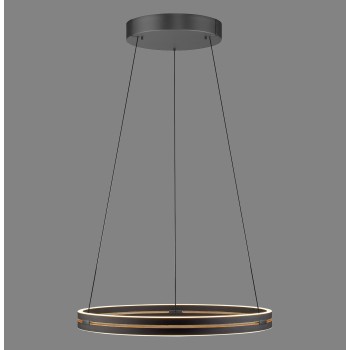 Lustra LED PURE E-LOOP negru Zuma Line 2551-18, D70.1 cm, 22W