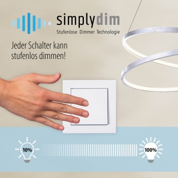 Lustra LED CURLS negru Zuma Line 19033-18, 99x21 cm, 45W