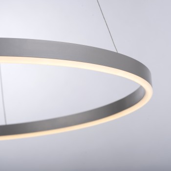 Lustra LED RITUS aluminiu Zuma Line 15394-95, 120x58.5 cm, 31.5W