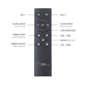 Lustra LED PURE-MOTO aluminiu Zuma Line 2525-95, 200x5.5 cm, 45W