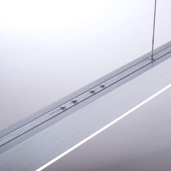 Lustra LED PURE-MOTO aluminiu Zuma Line 2525-95, 200x5.5 cm, 45W