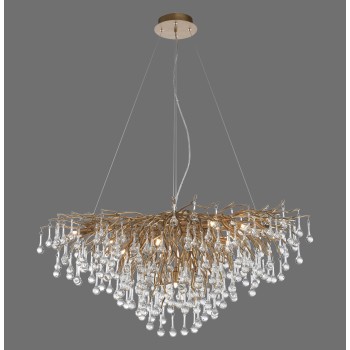 Lustra ICICLE alama antichizata Zuma Line 2192-11, 100x50 cm, 10xG9