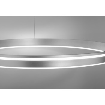 Lustra LED Q-VITO argintiu Zuma Line 8412-55, D79.4 cm, 65W