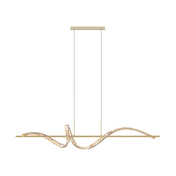 Lustra LED ATHESA auriu Zuma Line MD3170-1-3GT, 150x28 cm, 26W