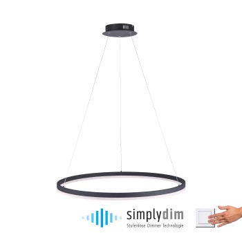 Lustra Pendul Zuma Line 003902-002334, D80 cm, 1xLED-BOARD