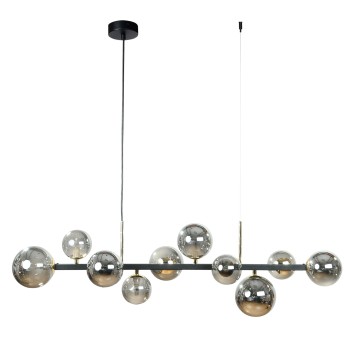 Lustra SERENITY negru Zuma Line 1214, 30x106 cm, 10xG9
