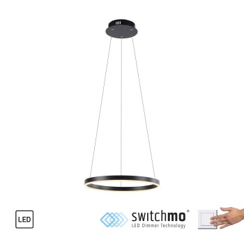 Lustra LED RITUS antracit Zuma Line 15393-13, 120x39.3 cm, 23.5W