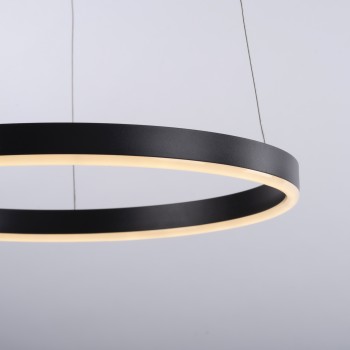 Lustra LED RITUS antracit Zuma Line 15393-13, 120x39.3 cm, 23.5W