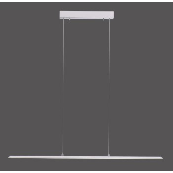 Lustra LED PURE-LITE argintiu Zuma Line 8375-55, 100x6 cm, 27W