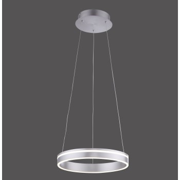 Lustra LED Q-VITO otel Zuma Line 8410-55, D40 cm, 33W