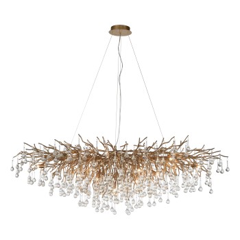 Lustra ICICLE alama antichizata Zuma Line 2031-11, 150x75 cm, 15xG9