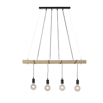 Lustra TERO negru Zuma Line 15505-18, 120x9.5 cm, 4xE27