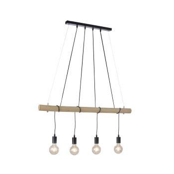 Lustra TERO negru Zuma Line 15505-18, 120x9.5 cm, 4xE27