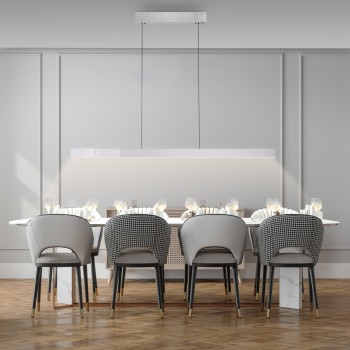 Lustra LED PURE MOTO-RISE aluminiu Zuma Line 2545-95, 200x8.2 cm, 13W