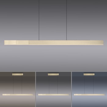 Lustra LED PURE-MOTO-RISE auriu Zuma Line 2545-60, 200x8.2 cm, 13W