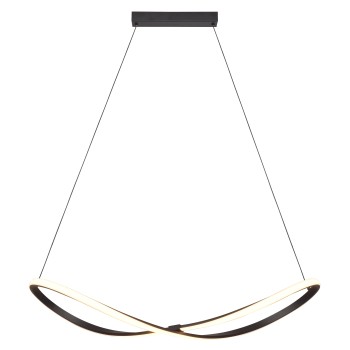 Lustra LED ROSENTRA negru Zuma Line P241060001, 80x24 cm, 20W