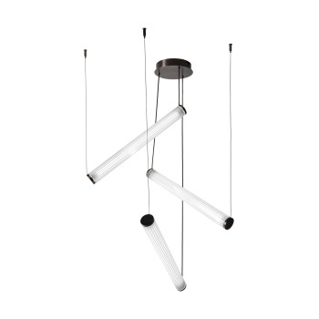 Lustra LED COMO titan periat Zuma Line 1238, D100 cm, 64W