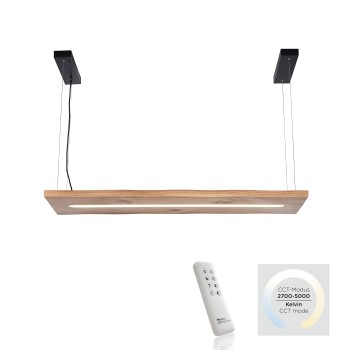 Lustra LED PALMA negru Zuma Line 2625-79, 120x30 cm, 27W