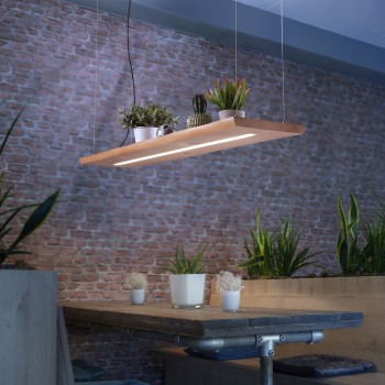 Lustra LED PALMA negru Zuma Line 2625-79, 120x30 cm, 27W