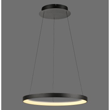 Lustra LED HOOP negru Zuma Line 2851-18, D57 cm, 42W