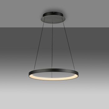 Lustra LED HOOP negru Zuma Line 2851-18, D57 cm, 42W