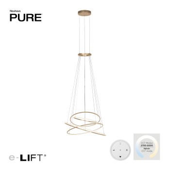 Lustra LED PURE E-FLYING RINGS maro Zuma Line 2566-97, D110 cm, 53W