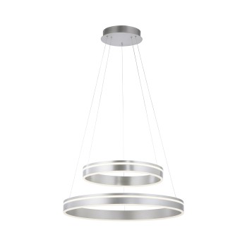 Lustra LED Q-VITO argintiu Zuma Line 8420-55, D59 cm, 65W