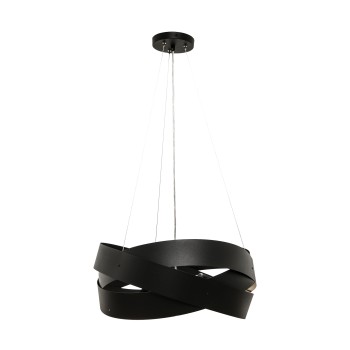 Lustra TORNADO negru Zuma Line 1118, D50 cm, 3xE27